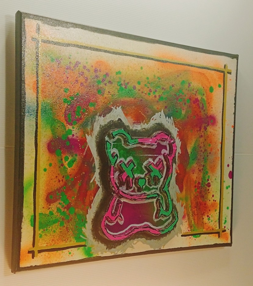 Left view of NEON BEAR